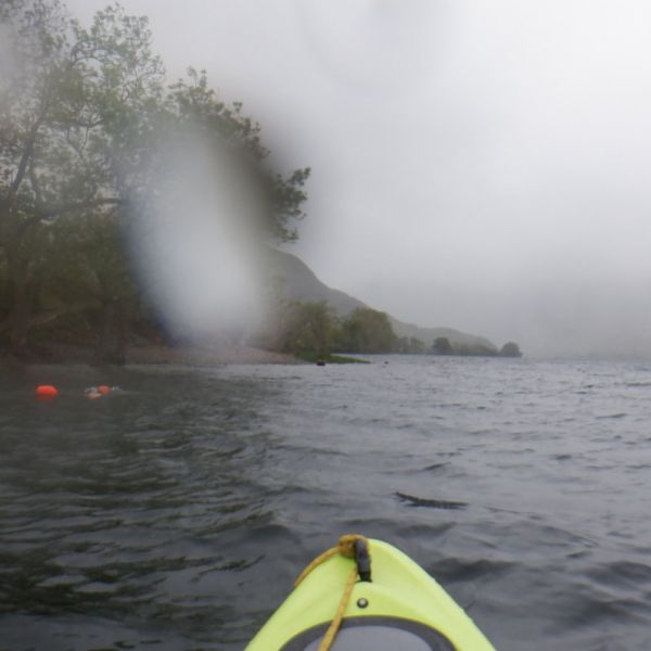 Kayak support in Crummock Water