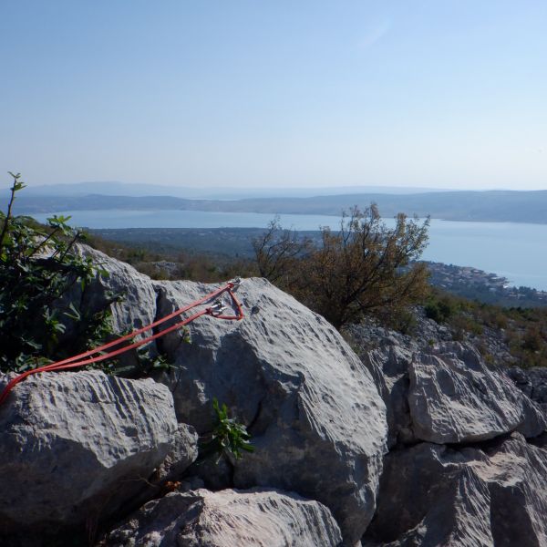 Swimming and climbing Croatia