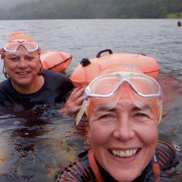 Swimming in the rain