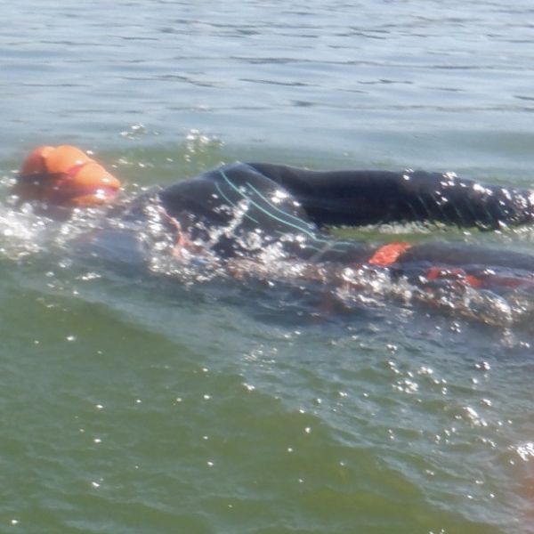 Swimming my swim on Windermere