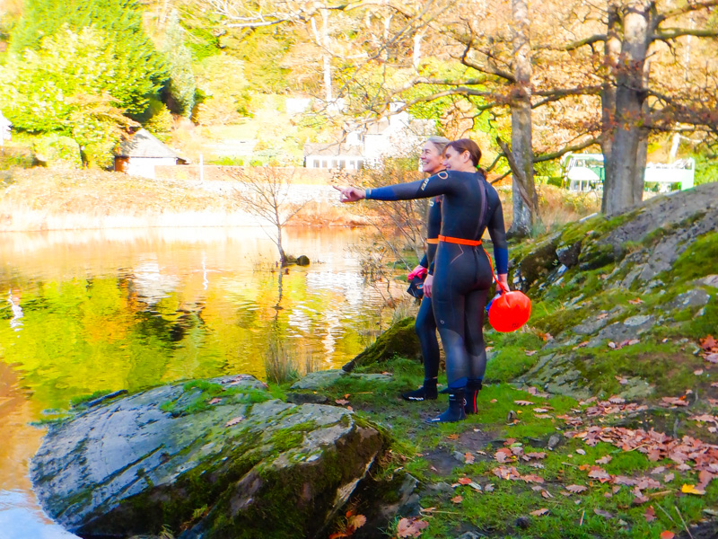 Wild Swimming Lake District - by the lake